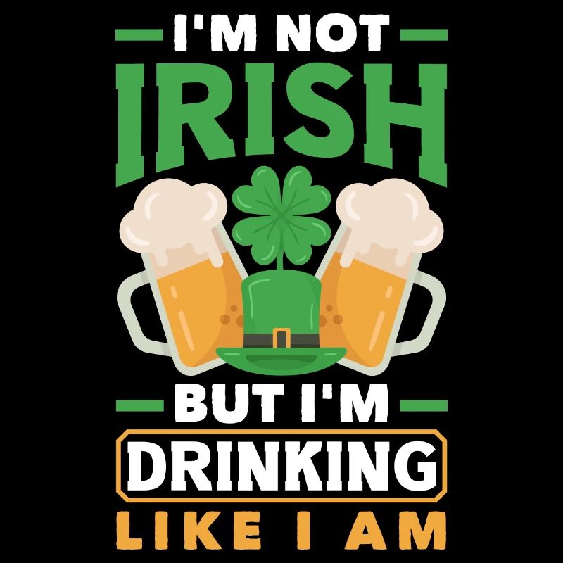 Boire comme un trèfle irlandais de la Saint-Patrick