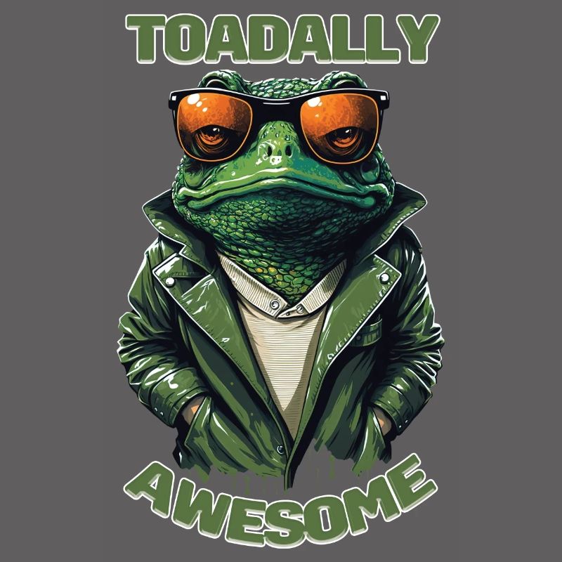 Toadally Awesome - Total Awesome Cool Toad