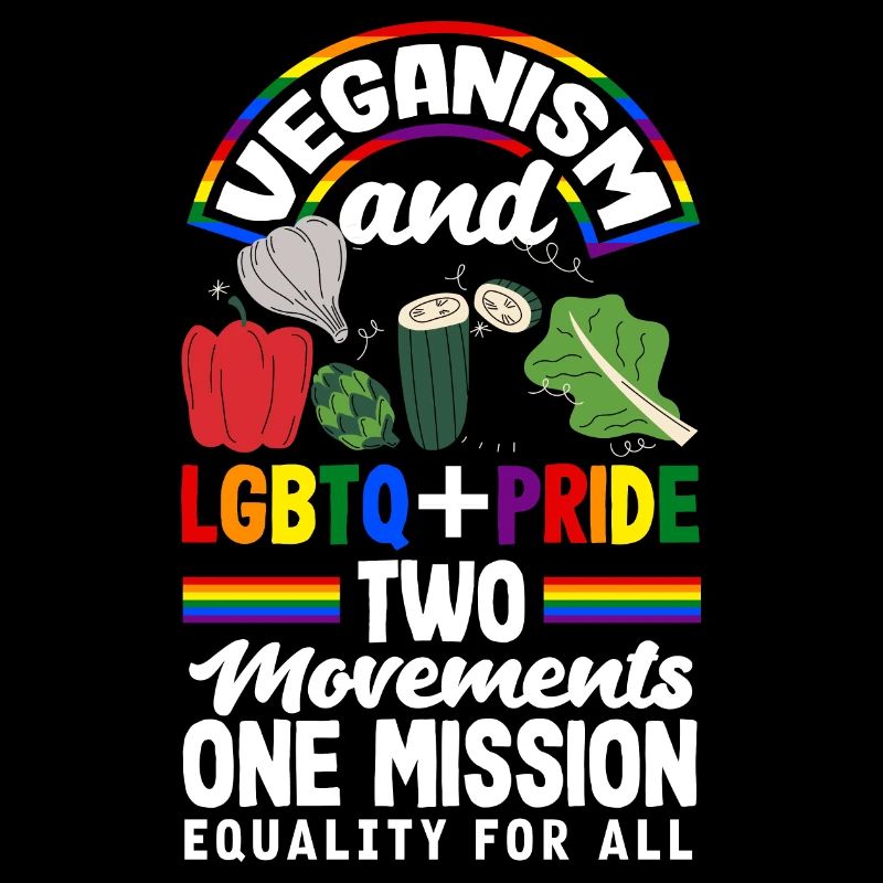 Veganism and LGBTQ+ pride Equality for all