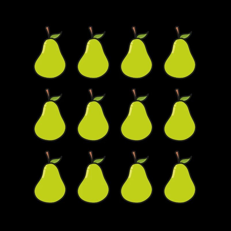 Pear pattern fruit