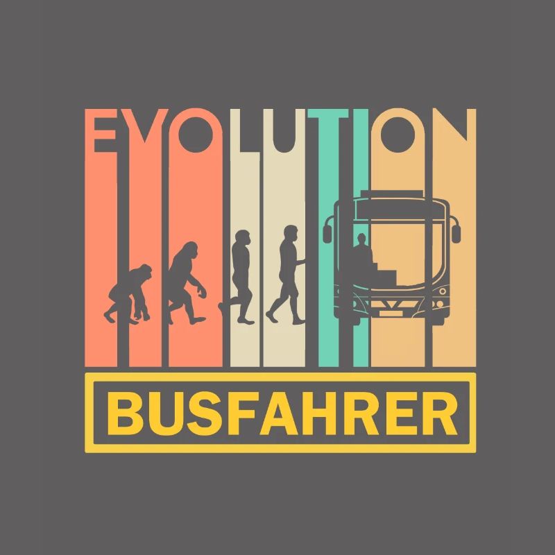 Busfahrer Beruf Geschenk · Evolution