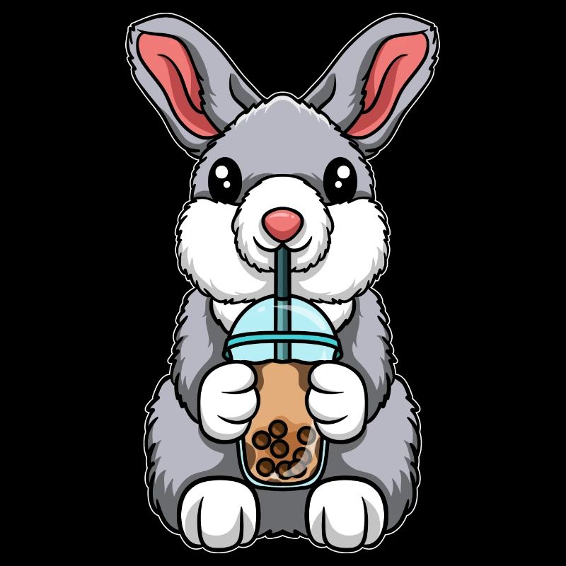 Kawaii Bubble Tea Rabbit