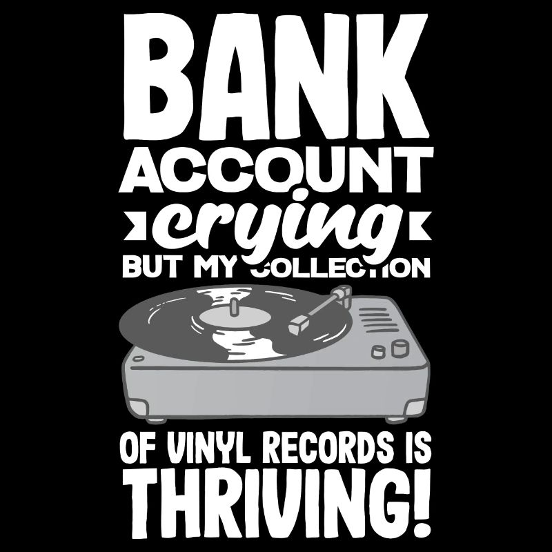 Le compte bancaire pleure, la collection de vinyles prospère!