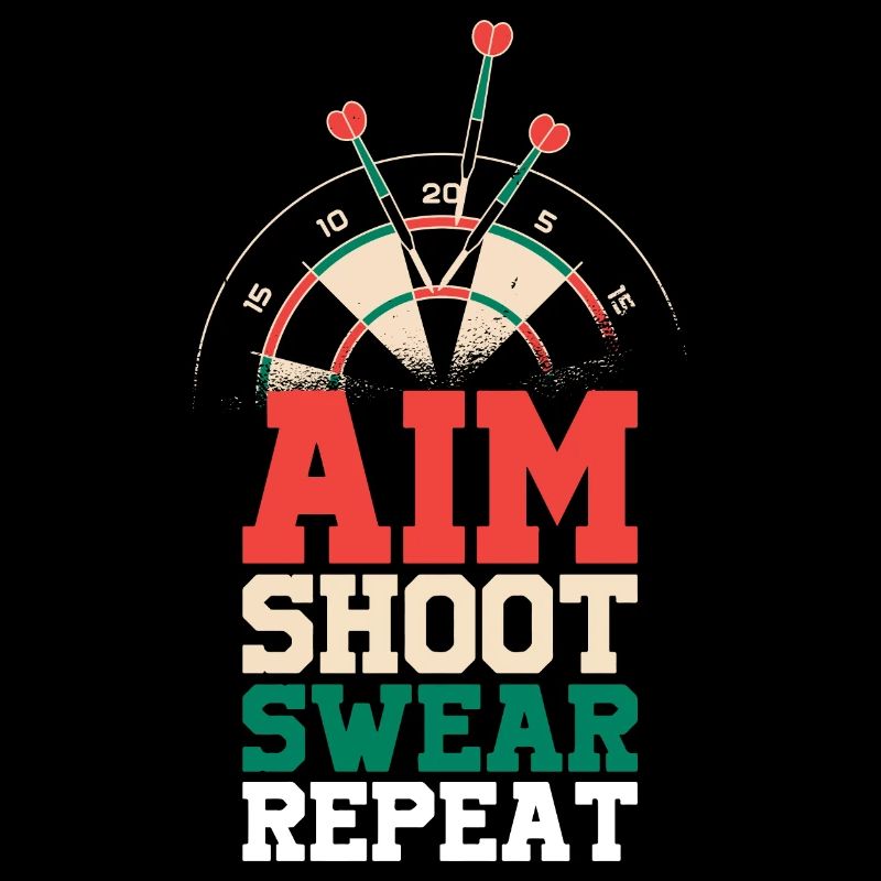 Aim Shoot Jurer Répéter Papa lanceur de fléchettes