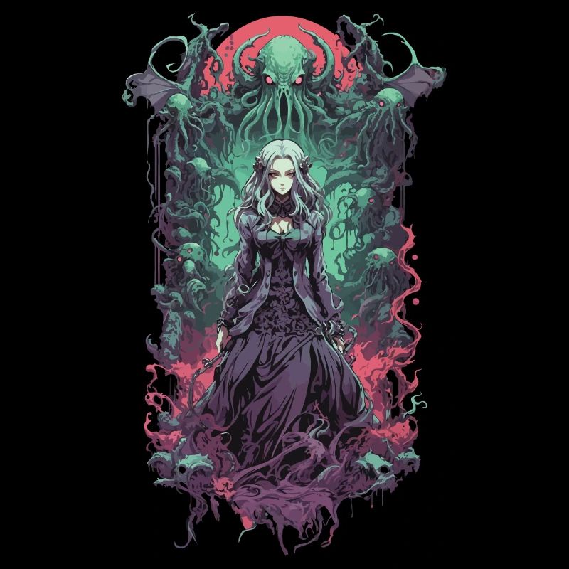 Gothic Aesthetic Underworld Anime witchcraft Girl