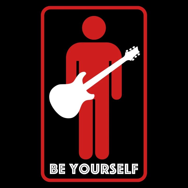 Sei du selbst | Mann Symbol, Gitarre, Konzert
