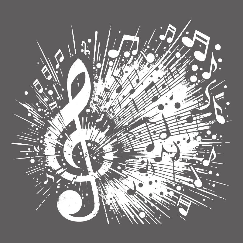 Exploding Music Clef Scale