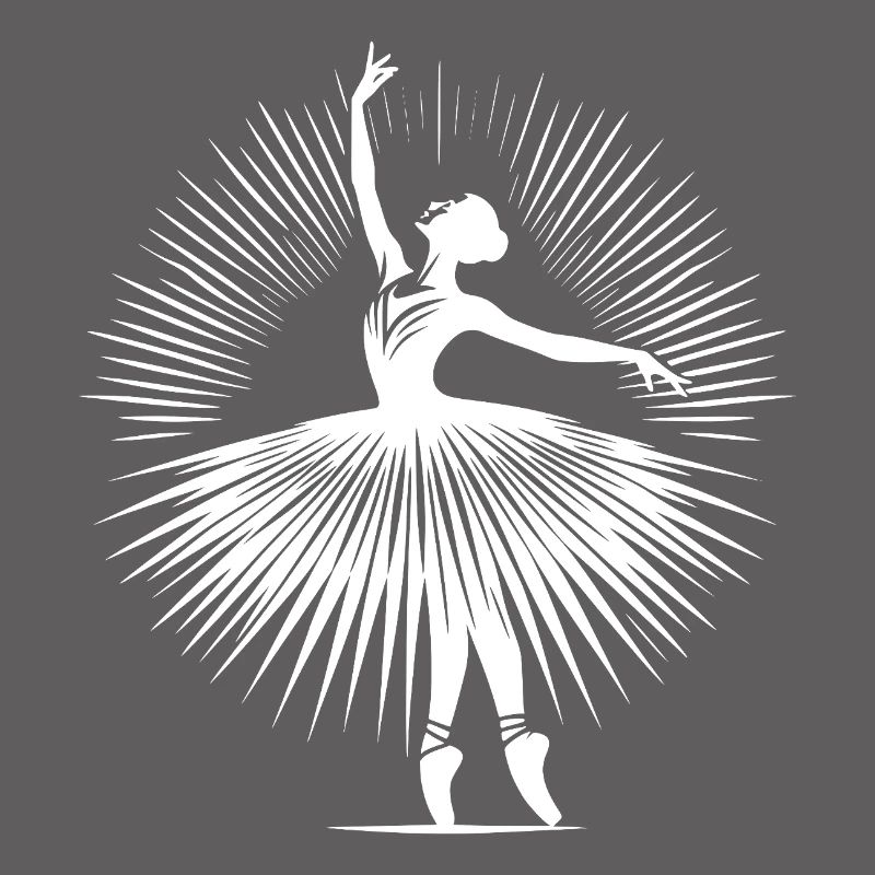 Danseuse de ballet gracieuse dans une pose de danse parfaite