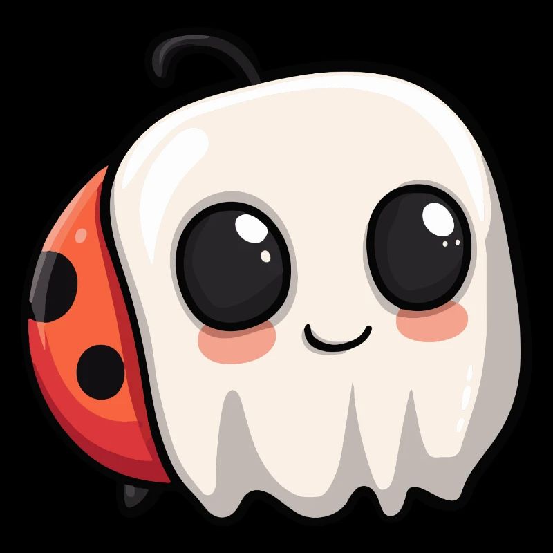 Ladybug Halloween Funny Ghost