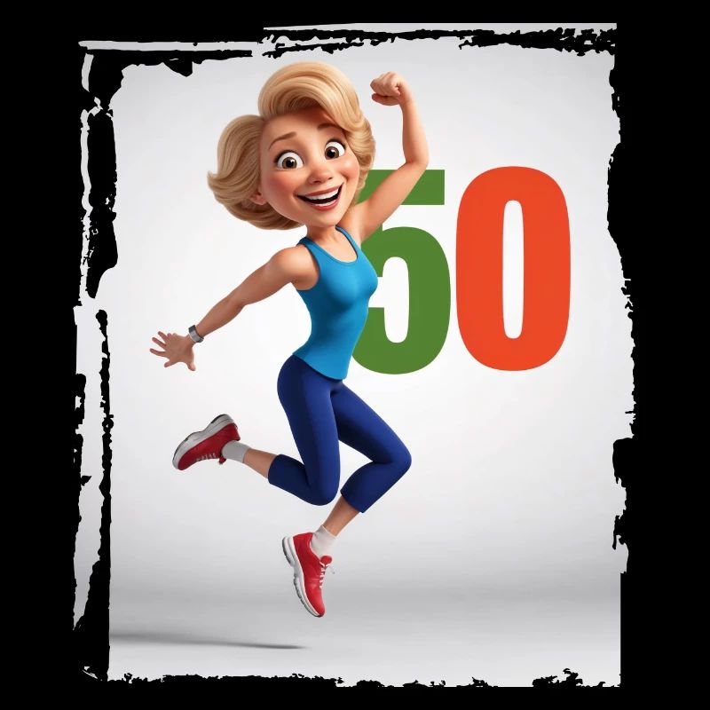 Femme heureuse dans ses 50 ans