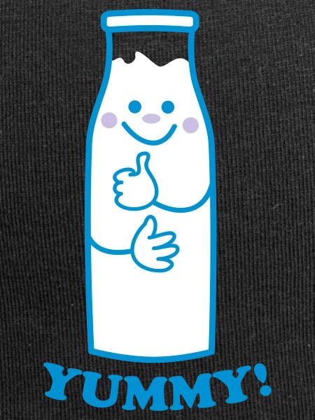 Cute milk bottle