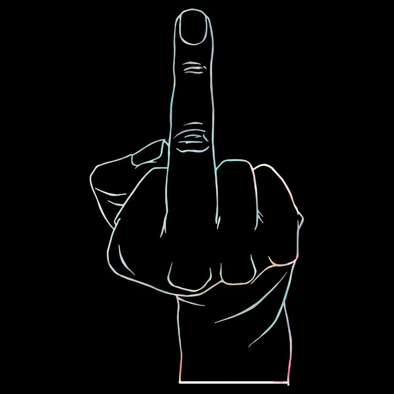 Schwarzer Finger