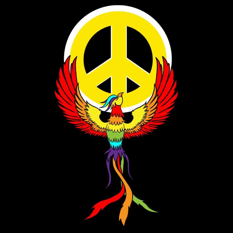 Phönix Peace Peacesymbol Frieden Phönixe Friede