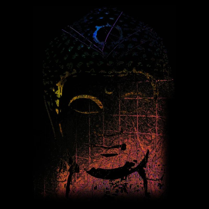 Bouddha dans des tons chauds