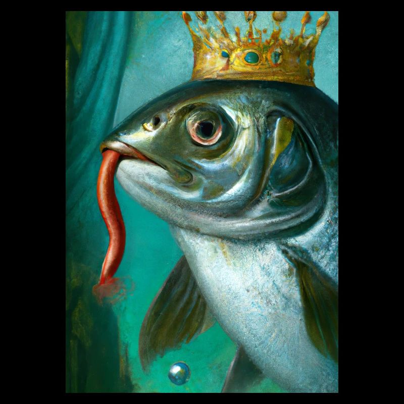 Fisch mit Krone