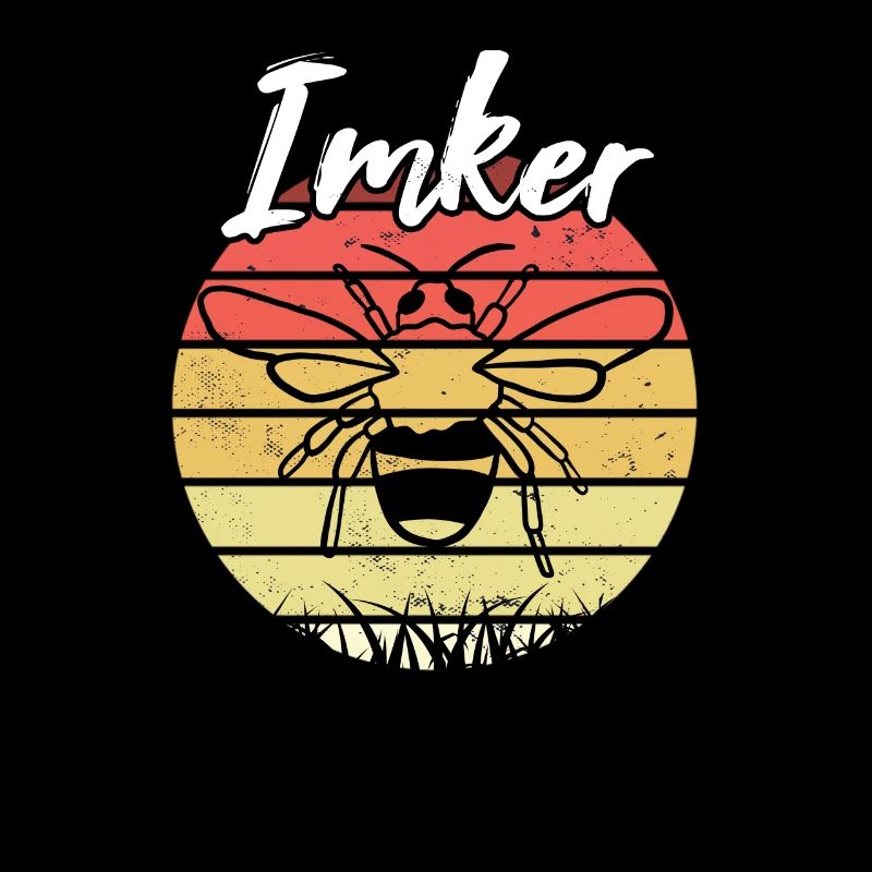 Bees Beekeeper - Retro Vintage