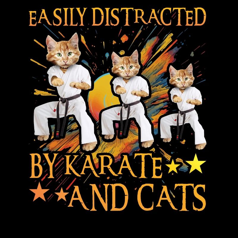 Facilement distrait par le karaté et les chats