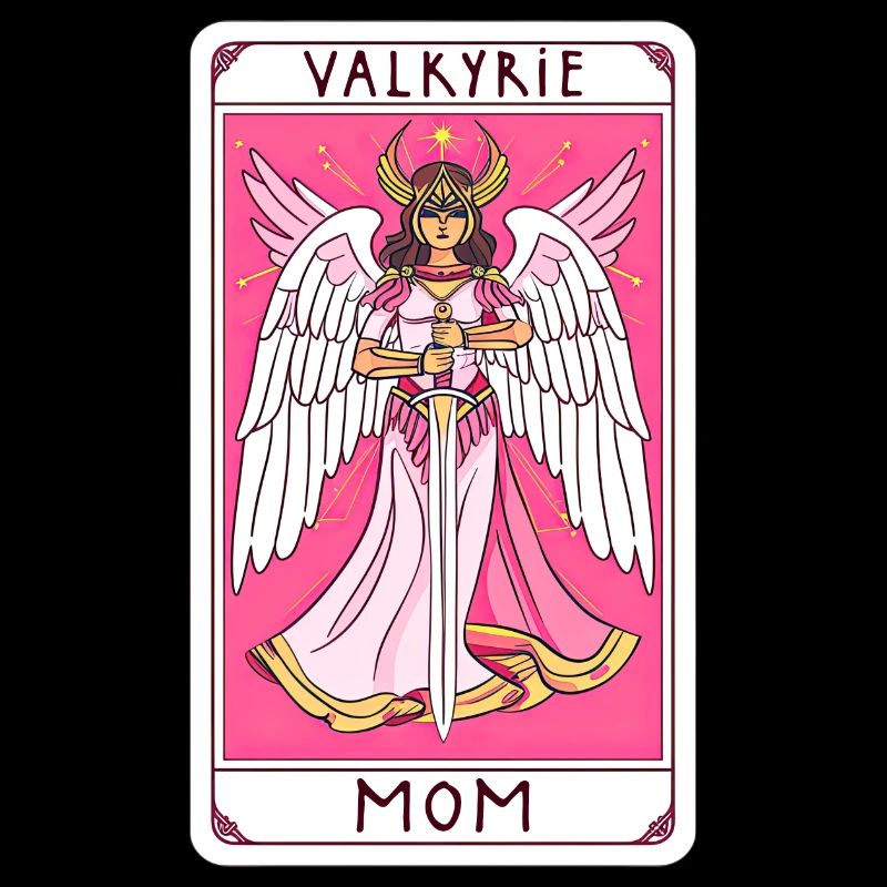 Valkyrie Mom Viking Card
