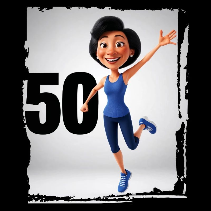 Femme heureuse dans ses 50 ans