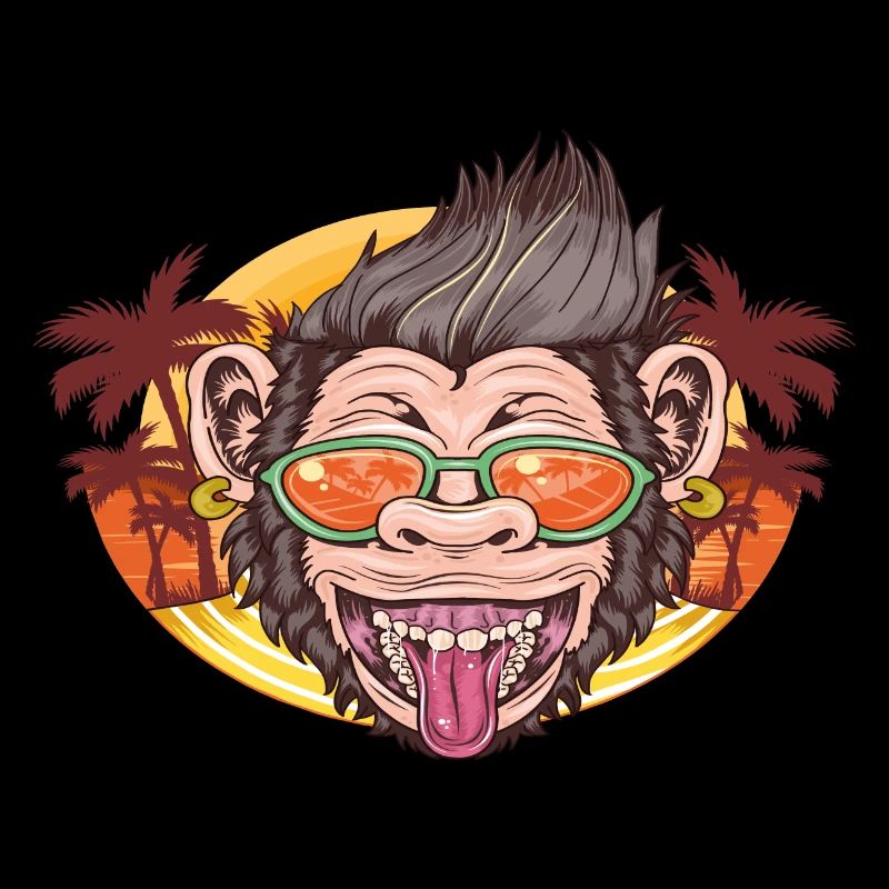 Cool monkey beach gift