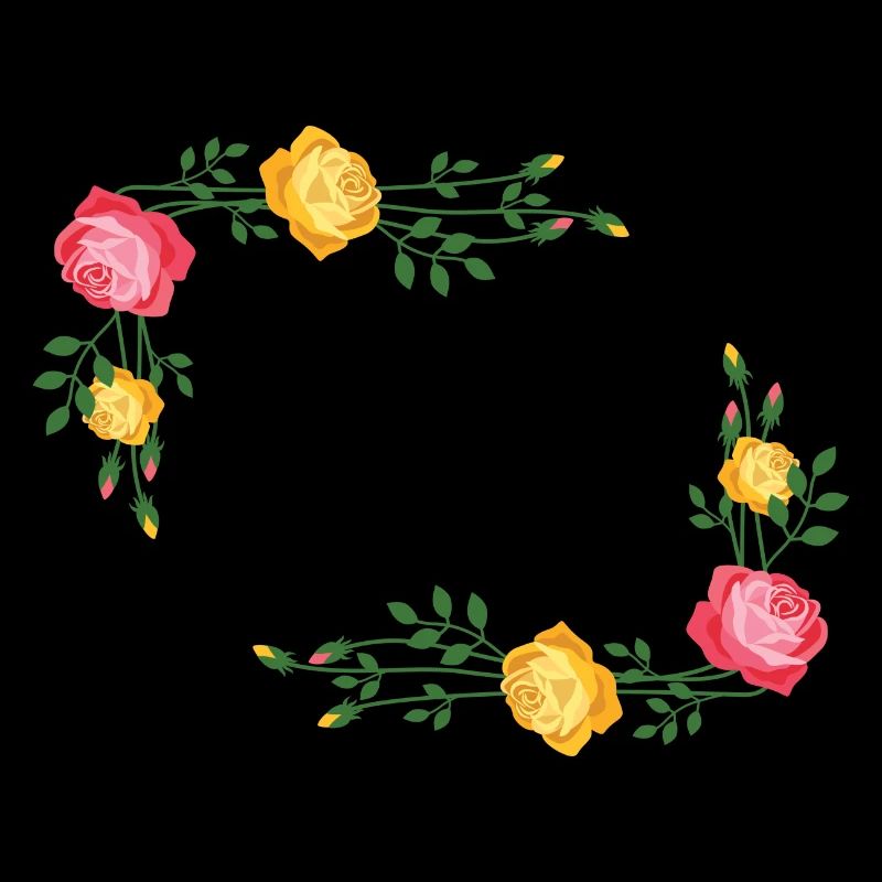 Blumen Kranz Rahmen