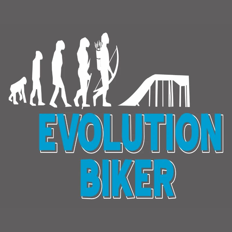 Funny Evolution Of A Biker Motorcycle Lover