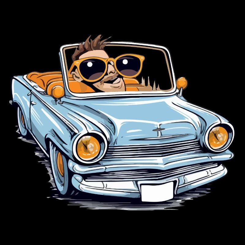 Marc en cabriolet