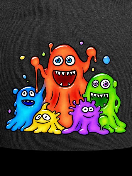 Bunte Schleimmonster