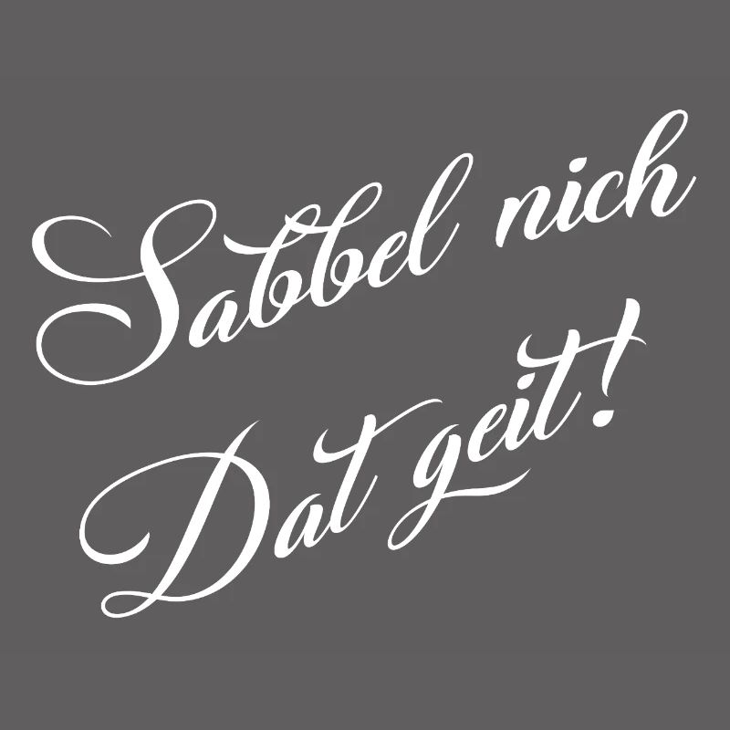 Ne bave pas, conception de dialecte amusante