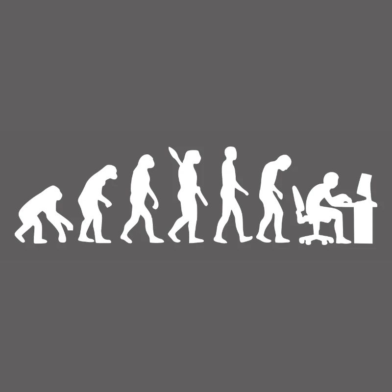 Evolutuion - Programmierer , PC - Born to Coding