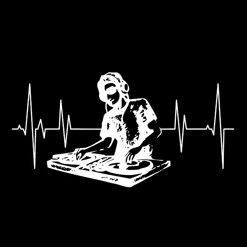Dj an den Turns, partytime