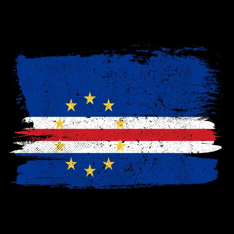 Cap-Vert drapeau drapeau paix Vintage