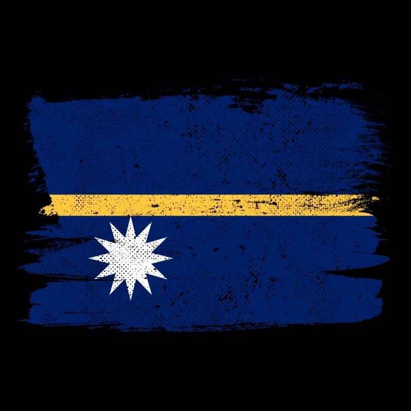 Drapeau de Nauru Drapeau de la paix Vintage