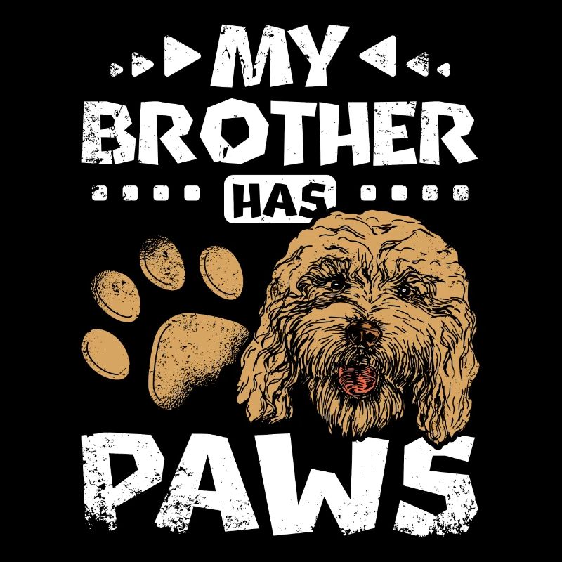 My brother has paws cockapoo