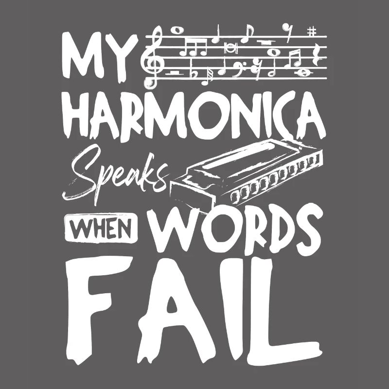 My harmonica speaks when words fail