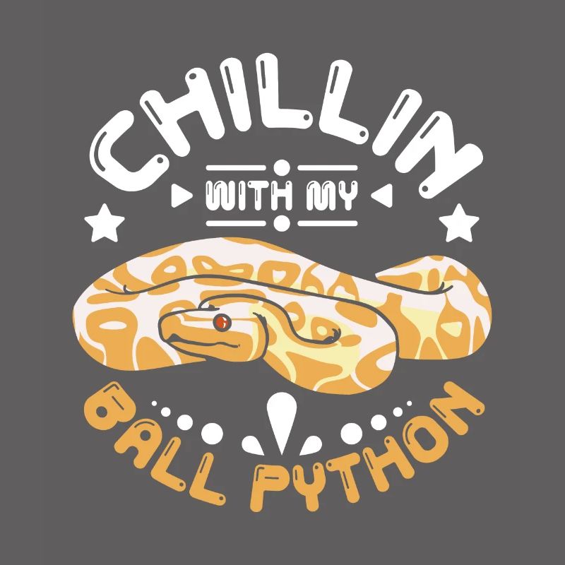 Chillin avec mon python royal