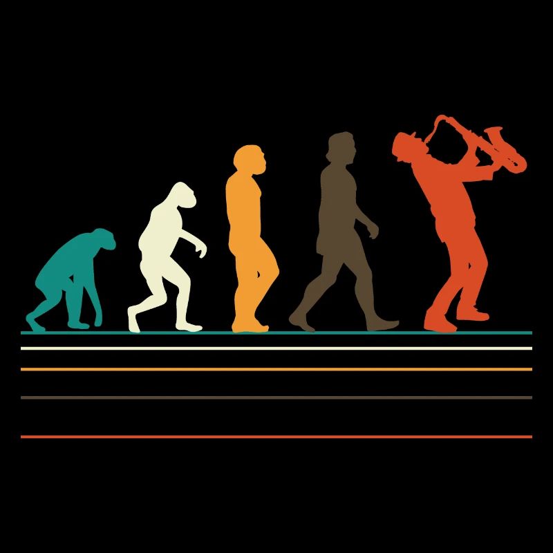 Human Evolution Saxophone