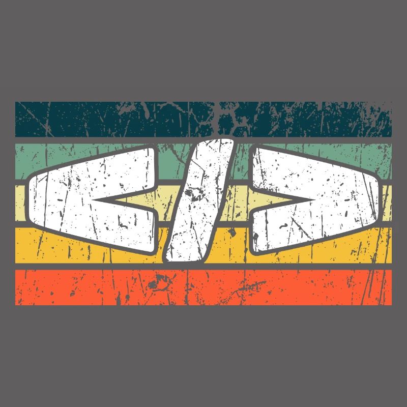 Retro Web Developer Programmer Coding