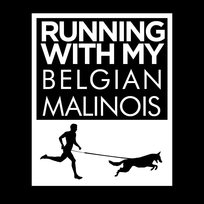 Belgian malinois running shirt
