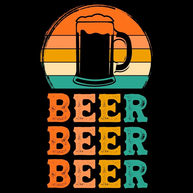 Bier Retro-Design Bier Geschenk