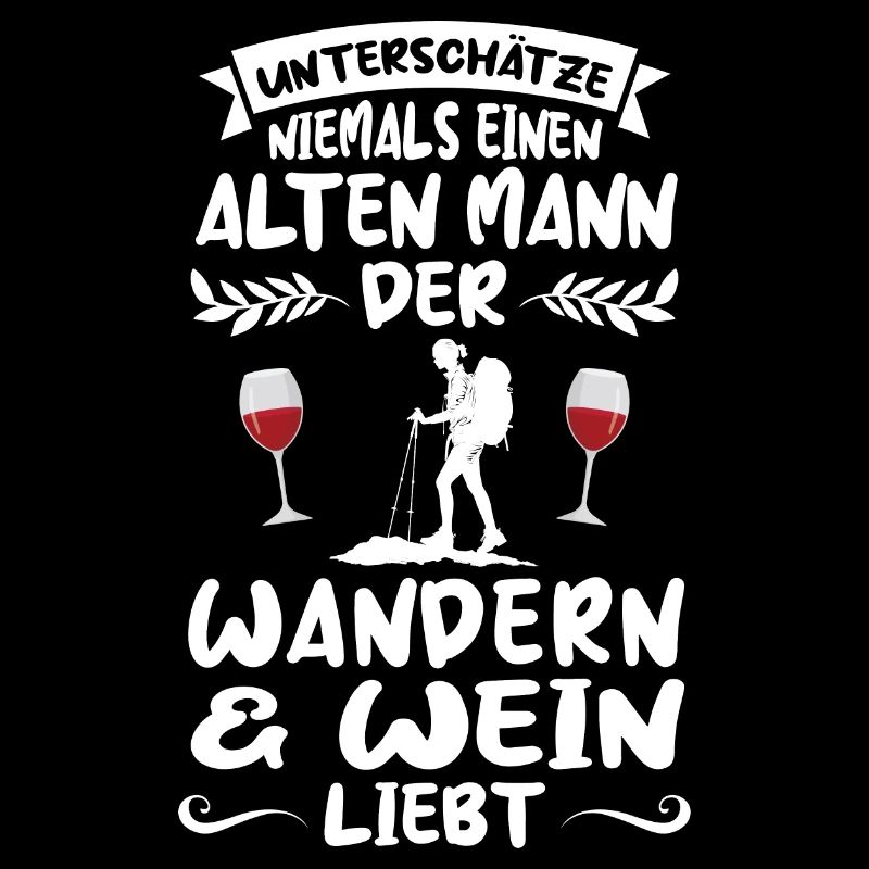 Wandern Wein Bergsteiger Geschenk
