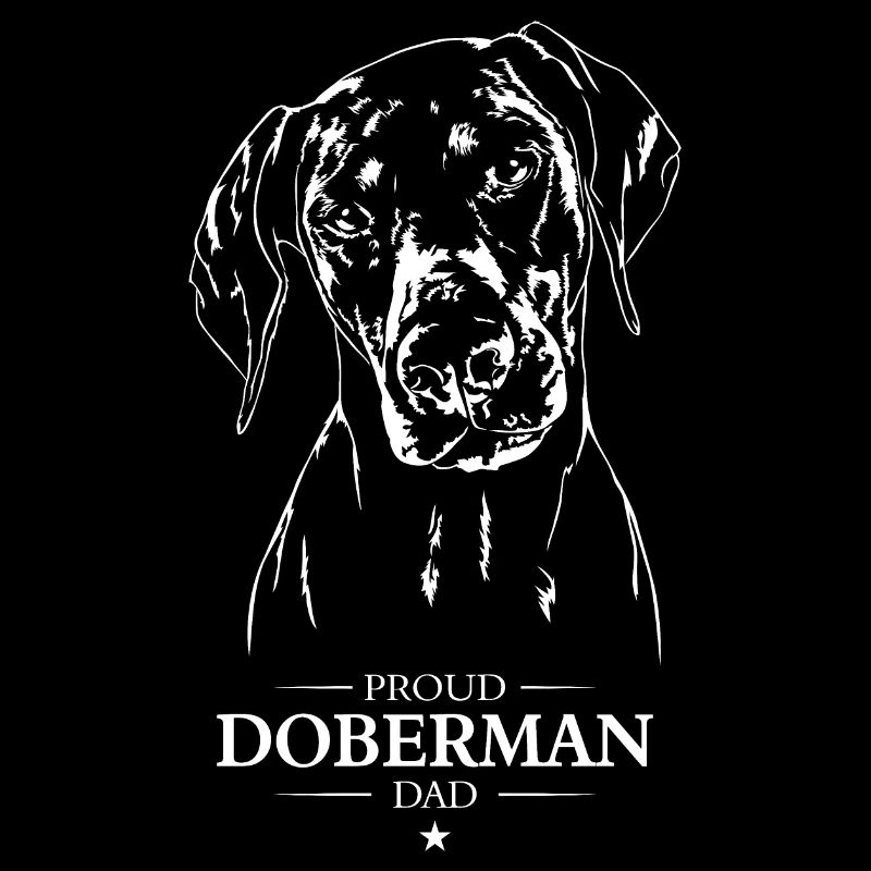 Doberman Dad Hunde Hund Dobermann Wilsigns