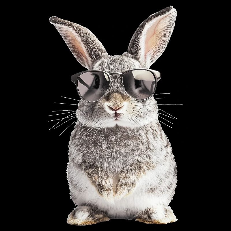 Hase mit Sonnenbrille
