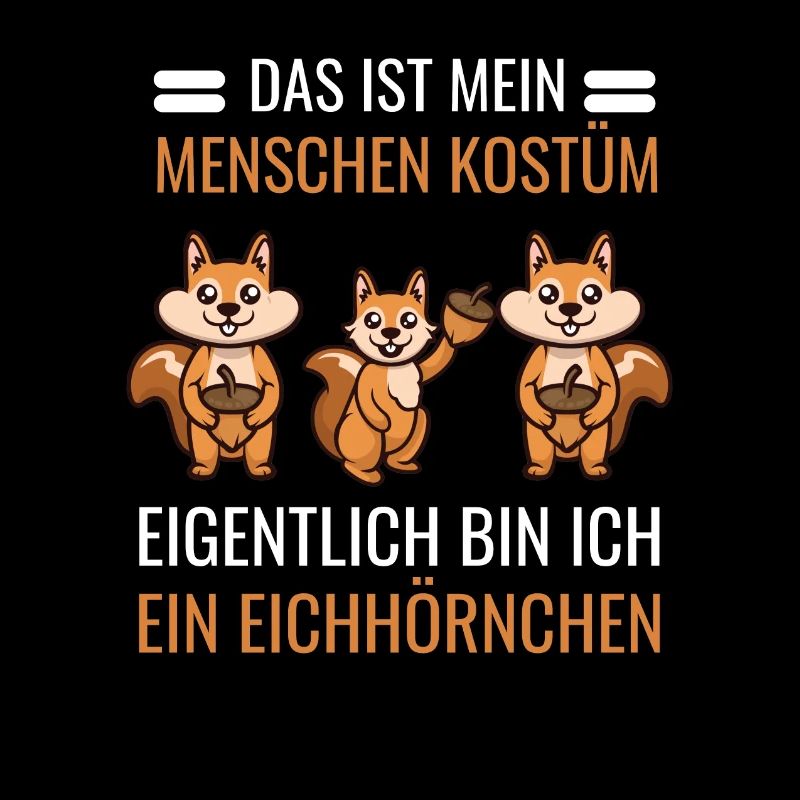 Nagetier Kostüm Wald Tier Geschenk Eichhörnchen