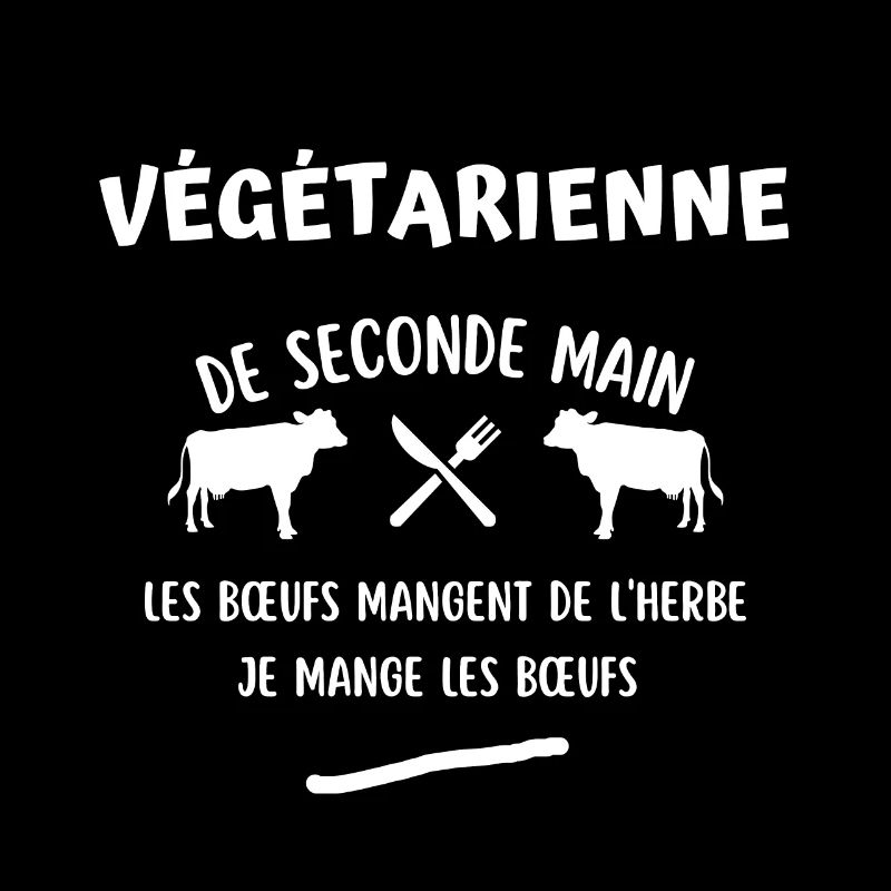 végétarienne de seconde main