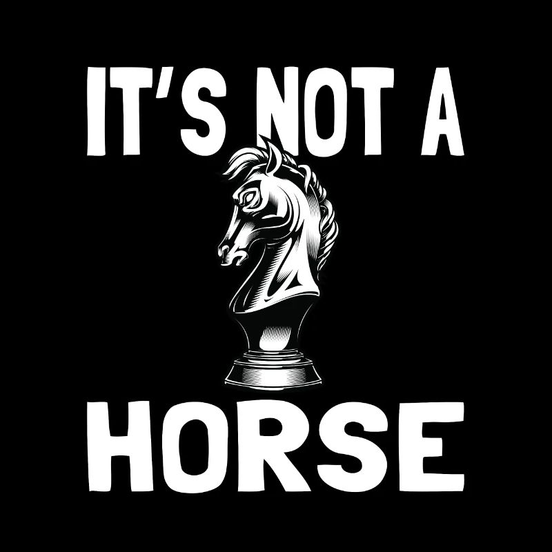 Ce n’est pas un cheval pour les joueurs d’échecs Hommes d’échecs