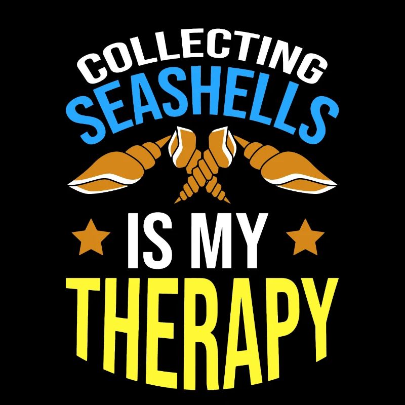 Collecting Seashells Is My Therapy Shells