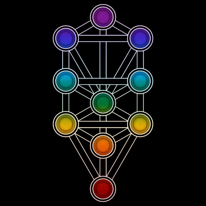Arbre de Vie Sephiroth Chakra Kabbale Matrice