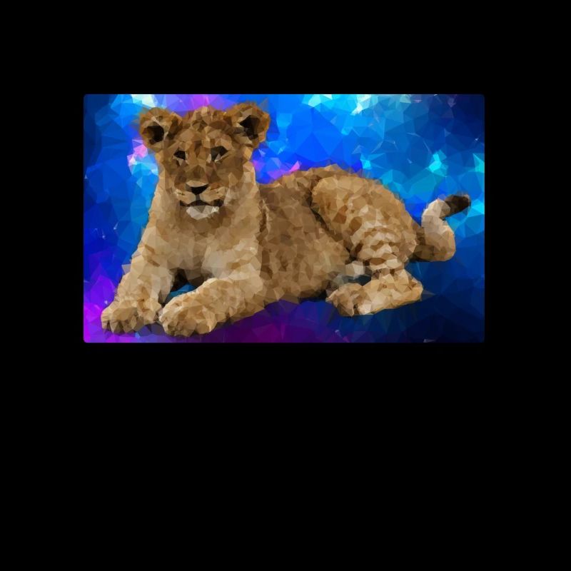 Lion Polygone