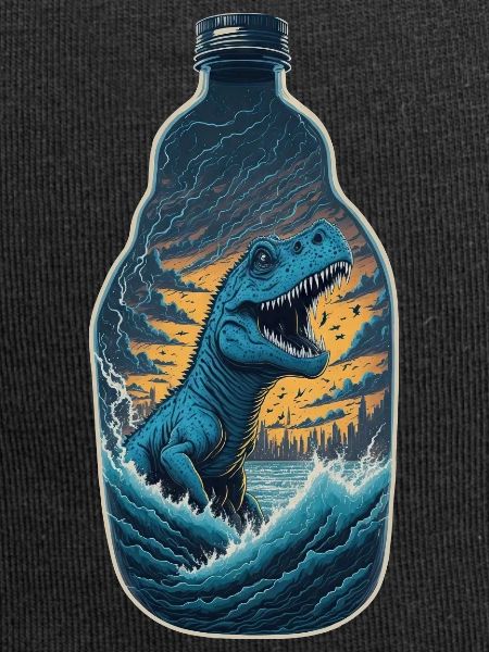 T Rex Dinosaur Bottle